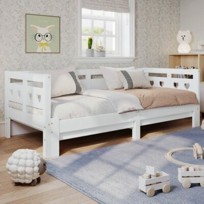 HAUSS SPLOE Daybett Tagesbett Holzbett Einzelbett Bettgestell Kinderbett Jugendbett, 90x190cm/180x190cm