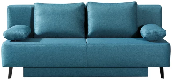 SCHLAFSOFA Webstoff Blau von NOVEL