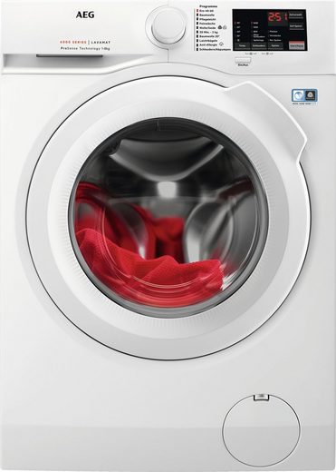 AEG Waschmaschine Serie 6000 mit ProSense-Technologie L6FA48FL Hygiene-/ Anti-Allergie Programm mit Dampf