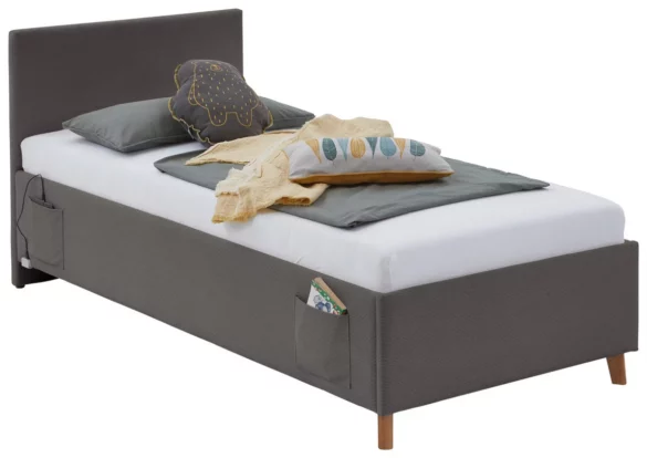 POLSTERBETT 120/200 cm in Anthrazit von STYLIFE