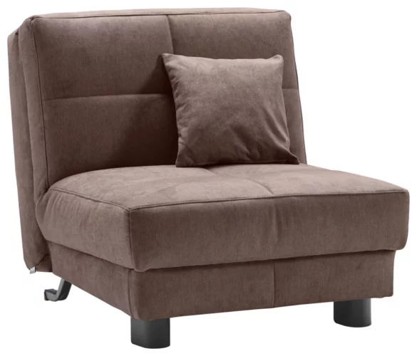 SCHLAFSESSEL in Textil Dunkelbraun von CARRYHOME