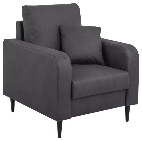 SESSEL Lederlook Grau von CARRYHOME