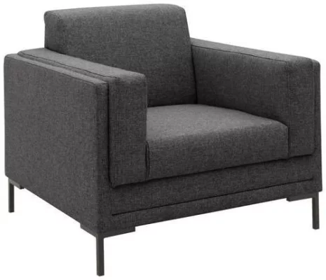 SESSEL Webstoff Anthrazit von LOOKS BY W.JOOP