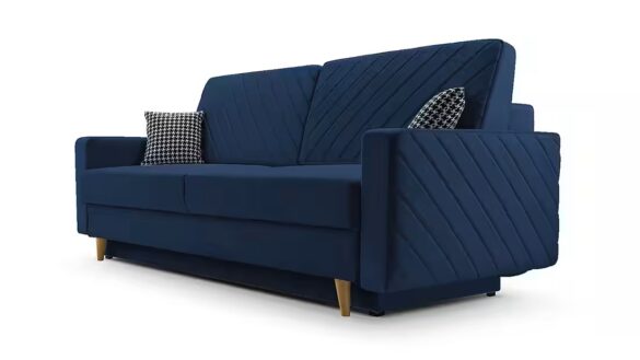 MOEBLO Schlafsofa CALIFORNIA Dunkelblau