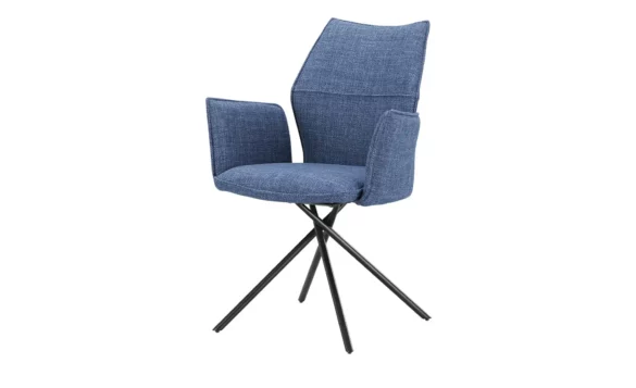 UNO Esszimmerstuhl drehbar GUNDIS Blau