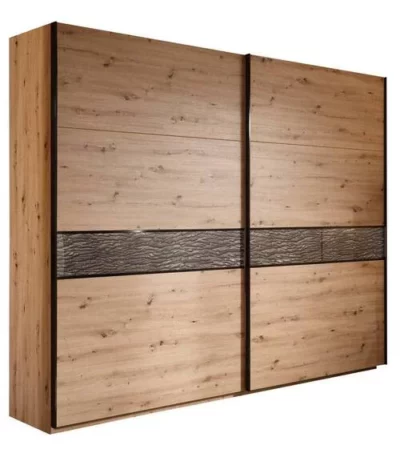 SCHWEBETÜRENSCHRANK 240/226/63 cm 2-türig Eichefarben, Eiche Artisan von XORA