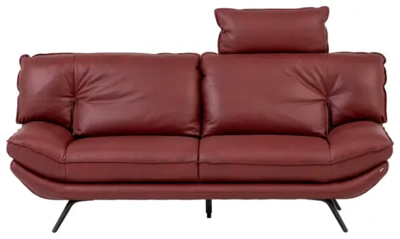 2,5-SITZER Bordeaux Echtleder von CELINA