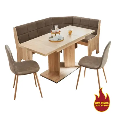 48% sparen - ECKBANKGRUPPE Eiche Sonoma Nachbildung graubraun Vintage - nur 599,99€ | Cherry Möbel