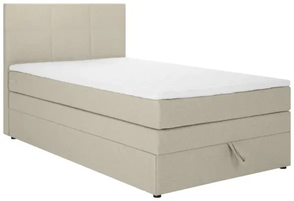 BOXSPRINGBETT 90/200 cm in Beige von WELNOVA