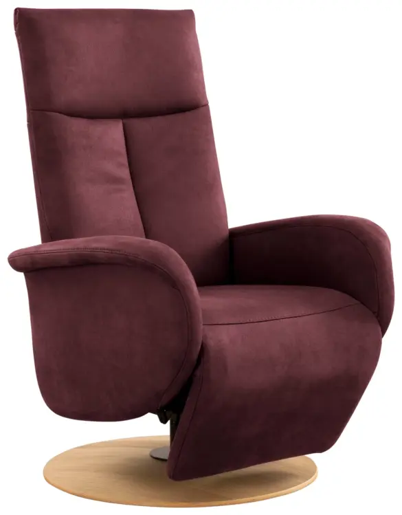 DREHSTUHL Mikrofaser Bordeaux von SIT&MORE