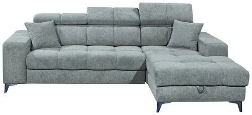 ECKSOFA Hellblau Chenille von CARRYHOME