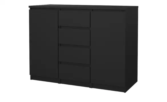 Sideboard NARDO Schwarz Matt