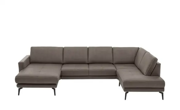 Wohnlandschaft -aus Mikrofaser- MIKE Braun von MEINSOFA